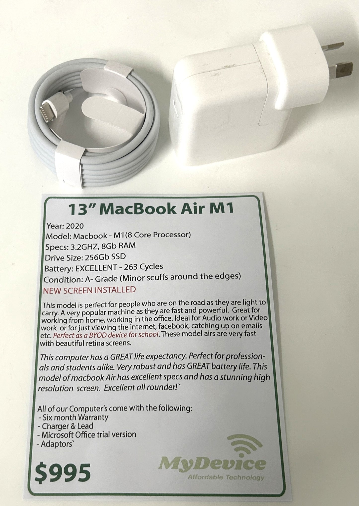 13" MacBook Air M1 2020